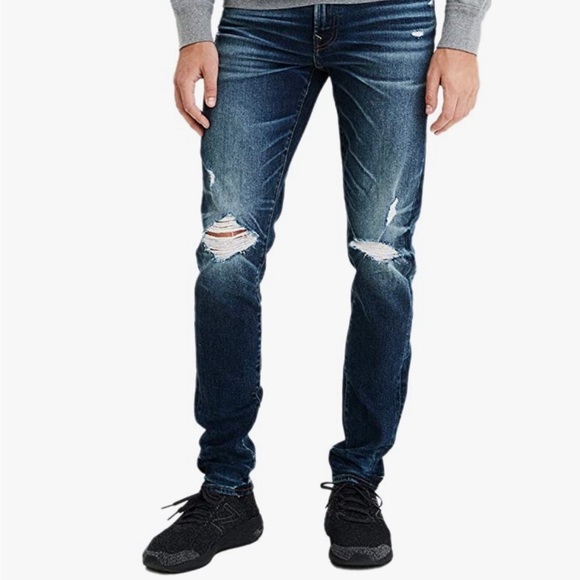 American Eagle Outfitters Other - American Eagle Destroyed Ne(x)t level Airflex Men' Skinny Jeans Size 30x30